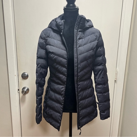 32 Degrees Jackets & Blazers - 32 Degrees Heat Women's Hooded 4-Way Stretch Jacket Blue Grey SMALL